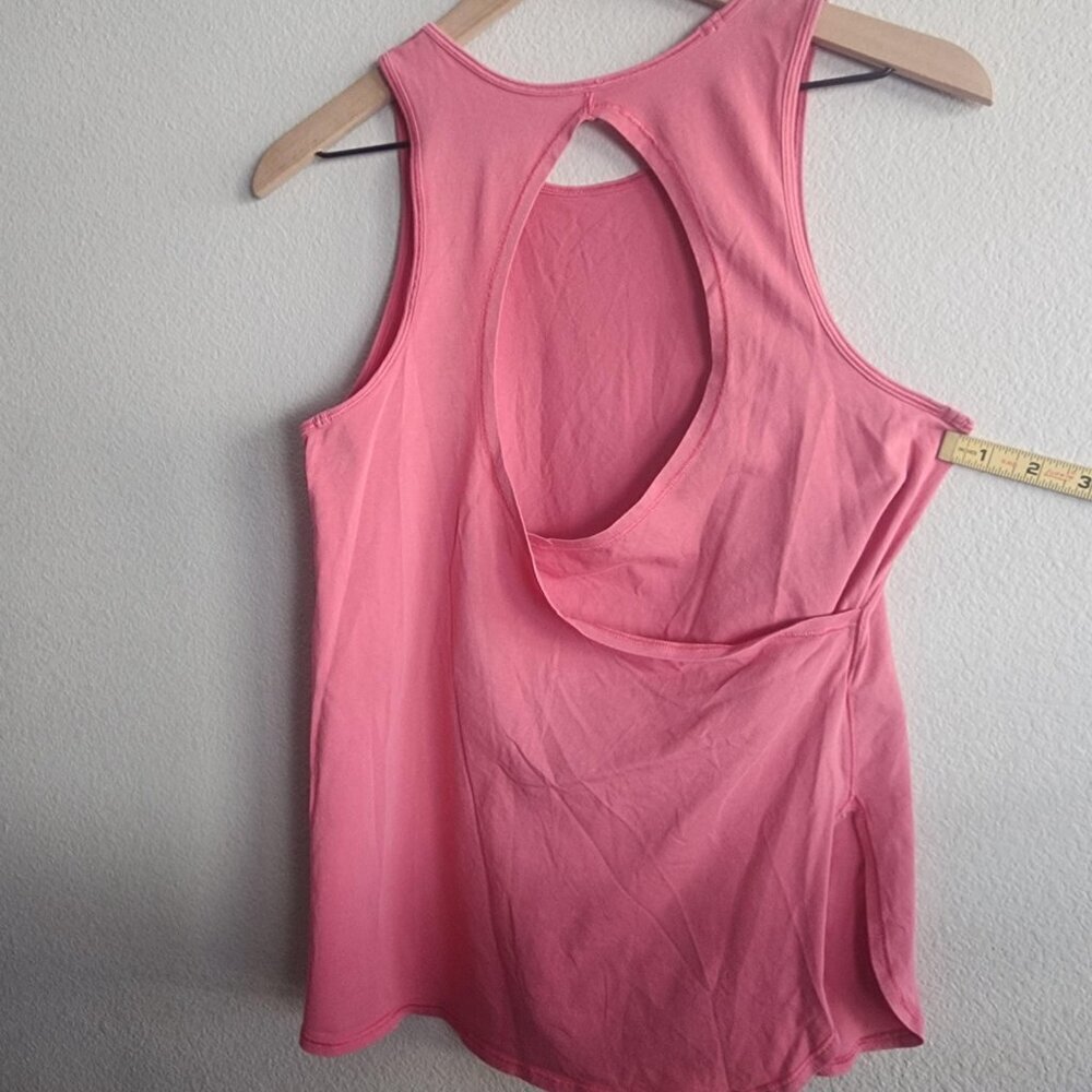 Lululemon Tank Top Womens Medium Pink Open Back Sleeveless Athletic Yoga Gym - Picture 4 of 8